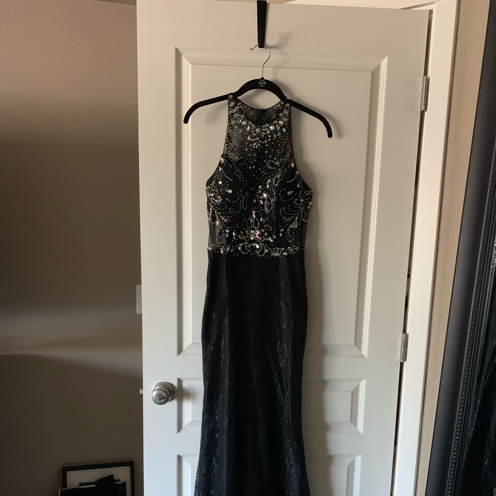 Long black formal dress